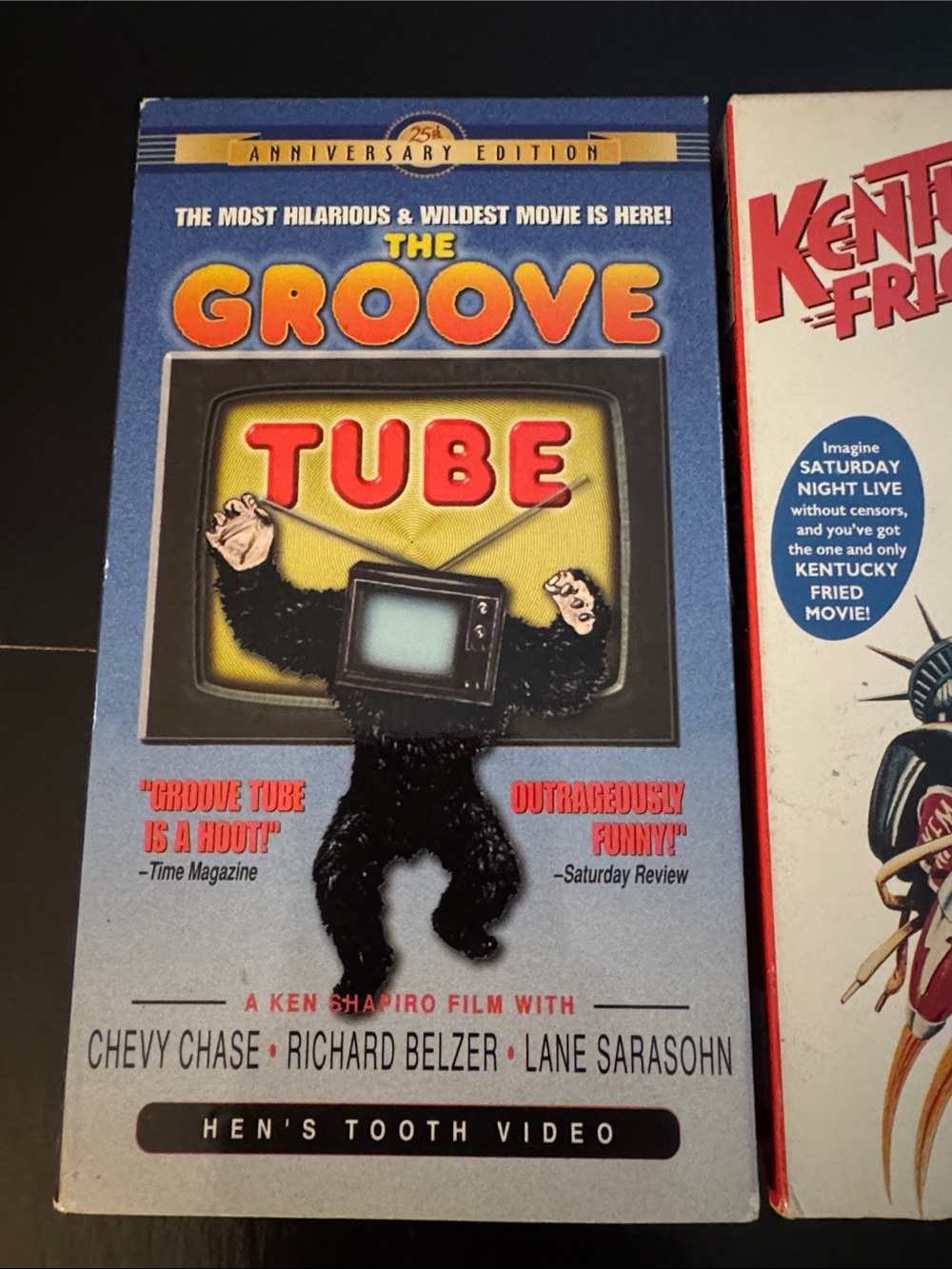 3 VHS Movie Lot - When Nature Calls, Kentucky Fried Movie, The Groove Tube - 📼 - Picture 4 of 11